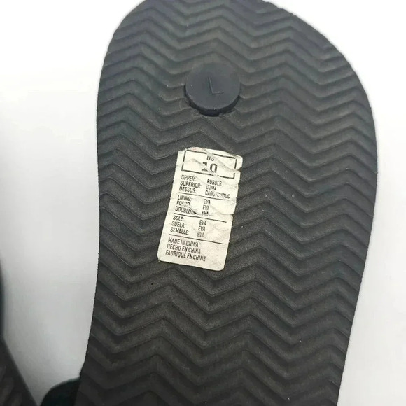 Puma Youth Toddler Flip Flops Black Rubber & EVA Size 10 - Picture 5 of 6